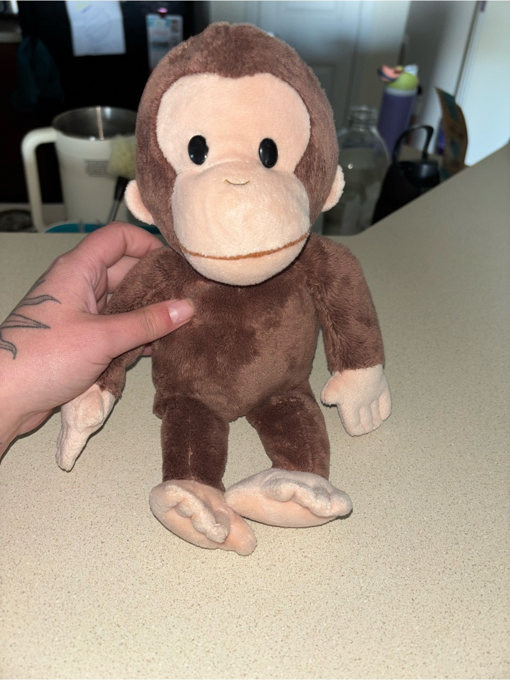 Curious George stuffed animal